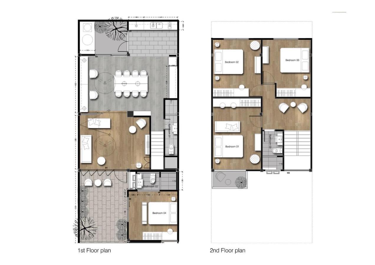 Aridom Designer Loft House Villa Bangkok Bagian luar foto